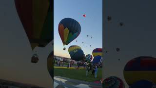 Day 1 Mass Ascension  the 50th Albuquerque International Balloon Fiesta [upl. by Cassius]