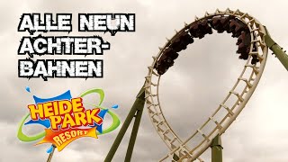 HEIDE PARK Resort  Alle 9 Achterbahnen ERKLÄRT [upl. by Gnahk765]