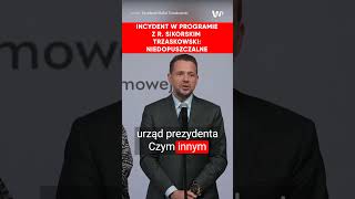 Trzaskowski po incydencie z Sikorskim w programie Olejnik [upl. by Idrahs636]