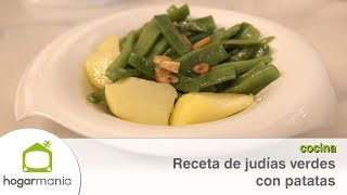 Receta de judías verdes con patatas [upl. by Leddy]