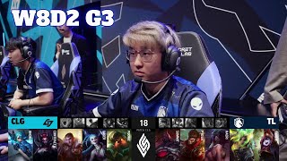 CLG vs TL  Week 8 Day 2 S13 LCS Spring 2023  CLG vs Team Liquid W8D2 Full Game [upl. by Zapot298]