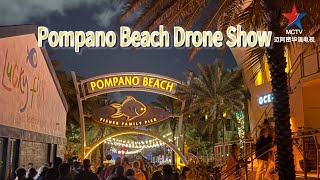 Pompano Beach Drone Show [upl. by Tegdig]