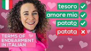 23 Terms of Endearment in Italianbut AVOID THIS ❌☝️ FREE CheatSheet 📚 [upl. by Ivory]