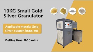 COOLDO Gold silver copper granulating machine operation introduction [upl. by Eilis374]