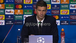 THIAGO MOTTA post JuveStoccarda 01 conferenza stampa quotSono stati superiori sui cambiquot [upl. by Toll]