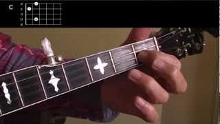 Beginning Bluegrass Banjo  Lesson 08  The C chord  how to play and practice [upl. by O'Conner]