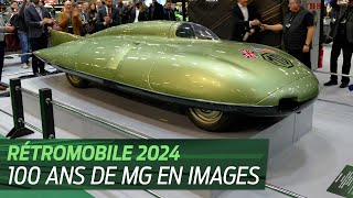 Rétromobile 2024 Toutes les MG exposées pour les 100 ans de la marque [upl. by Schach971]