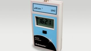 Solarmeter Model 80 Digital Handheld NISTTraceable UVC Radiometer with Integral Sensor [upl. by Hajidahk]