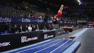 Taiki KAKUTANI Japan Sprung  EnBW DTB Pokal 2024  Junioren Team Challenge Männer Stuttgart Turnen [upl. by Ullund]