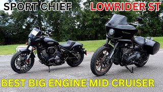 Harley Lowrider ST vs Indian Sport Chief Theres A Clear Winner [upl. by Olivier]