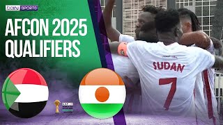 Sudan SDN vs Niger NER  AFCON 2025 Qualifiers HIGHLIGHTS  090424  beIN SPORTS USA [upl. by Lin]