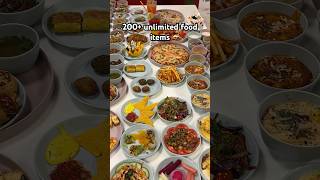 India’s biggest unlimited food restaurant 200 items ahmedabad shots unlimitedfood foodgasm [upl. by Padriac]