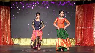 Srivalli  Saami Saami  Live dance by Nainika amp Thanaya  Pushpa  Tamil songs [upl. by Ynnij]