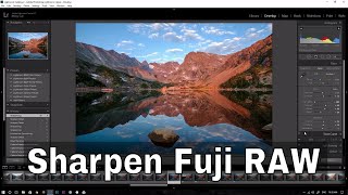 How I sharpen Fuji RAW files without wormy artifacts  Fujifilm tip [upl. by Sivam511]