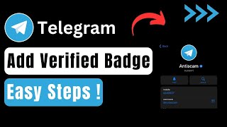 How To Add Verified Badge On Telegram Premium [upl. by Yahsel999]