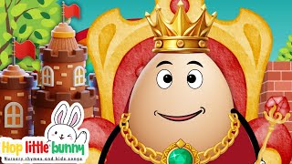 Humpty Dumpty  Nursery rhymes  Kids songs by Hop little bunny [upl. by Nairadal]