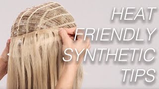 Heat Friendly Synthetic Tips amp Tricks  Wigs 101 [upl. by Einahpehs]