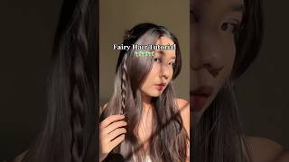 Fairy Hair Tutorial 🧚 hairtutorial [upl. by Ococ]