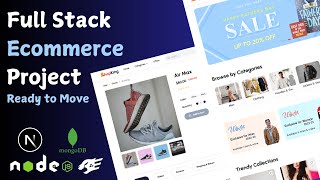 New Full Stack ECommerce Project Demo Video [upl. by Adnovay676]