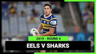 NRL 2019  Parramatta Eels v CronullaSutherland Sharks  Full Match Replay  Round 4 [upl. by Maddalena]