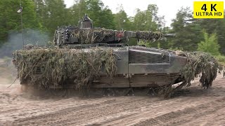 Teil 6 Bundeswehr Manöver Heidesturm 2024 GÜZ Angriff Schützenpanzer Puma über Biberbrücke 4Kᵁᴴᴰ [upl. by Byrn]