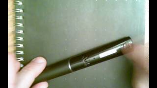 Livescribe smartpen  How to check the battery status [upl. by Ecinrev]