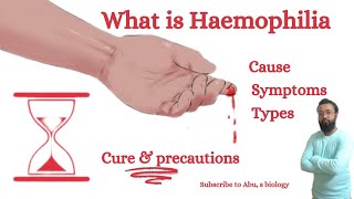 Haemophilia  cause  symptoms types and cure  Genetic disorder  Clotting factor haemophilia [upl. by Siesser196]