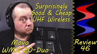 Movo WMX20Duo 2 Channel UHF Wireless Review [upl. by Bubalo988]