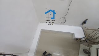 como hacer cajillo de tablaroca para ocultar tubería drywall tablaroca [upl. by Jasmin]