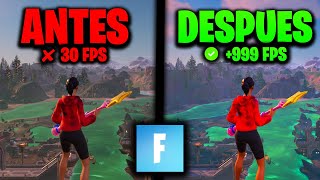 La MEJOR OPTIMIZACION Para FORTNITE C5S2 ✅ AUMENTA Tus FPS [upl. by Alvie]