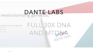 Dante Labs My Full DNA 30X WGS  Review Data conversation and Genomelinkio [upl. by Razec691]