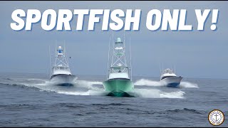 SPORTFISH BOATS ONLY IN THE MANASQUAN INLET  Large Sport Fishing Yachts  New Jersey Boat Videos [upl. by Weiner]