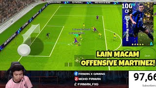 REVIEW MARTINEZ FREE OFFENSIVE DAN FINISHING MEMANG TERBAIK EFOOTBALL 2024 MOBILE [upl. by Pantia]