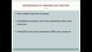 Immobilisation of Enzymes [upl. by Cosme]