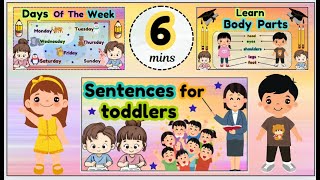 Toddler Educational Video  learning for kids [upl. by Maxey703]