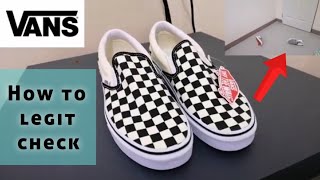 Vans legit check [upl. by Sinnek]