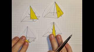 Pyramide Volumen amp Oberfläche  Einleitung  wichtige Dreiecke Hilfen und Formeln [upl. by Tnemelc489]