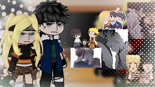 filhos de sasunaru react to🌷Sasuke and Naruto🌷angst past Sasuke e Naruto pt1 continuar [upl. by Ketchan]