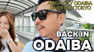 Back in ODAIBA TOKYO Gundam Diver City Plaza Aqua City Odaiba [upl. by Larimor]