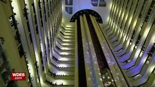 Thousands of Kentucky music students sing National Anthem inside atrium of Louisville hotel [upl. by Mourant]