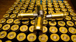 Fast 45 ACP Bullet Pressing Reloads Part 66 [upl. by Siravrat]