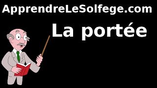 La portée description et explication  Apprendre le solfège et la musique [upl. by Idihc284]