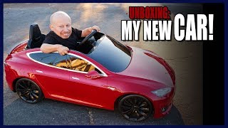 I got a Tesla for Christmas Unboxing [upl. by Ennazzus]