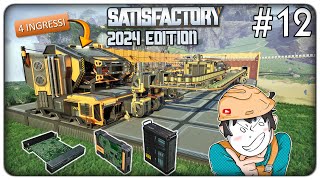 CRAFTIAMO COMPONENTI ELETTRONICI RARI DENTRO IL GIGANTESCO quotPRODUTTOREquot  Satisfactory 2024  ep12 [upl. by Drofla]