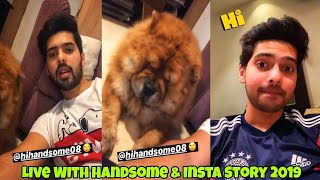 Armaan Malik Live With Handsome Malik  amp Insta Story Videos  SLV 2019 [upl. by Alleras]