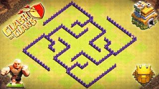 Top Town Hall 7 Anti Everything Anti 3 Stars Max Level War Base Tutorial with Link [upl. by Ettesil]