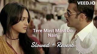 quotTere Mast Mast Do Nainquot  With Lyrics Full Song Dabangg  Salman Khan [upl. by Yoshiko]