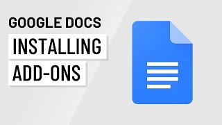 Google Docs Installing Addons [upl. by Adriana94]