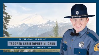 Washington State Patrol Trooper Christopher Gadd Memorial Service [upl. by Megargee825]