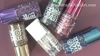 Models Own MirrorBall Collection Swatches and Review [upl. by Akissej531]